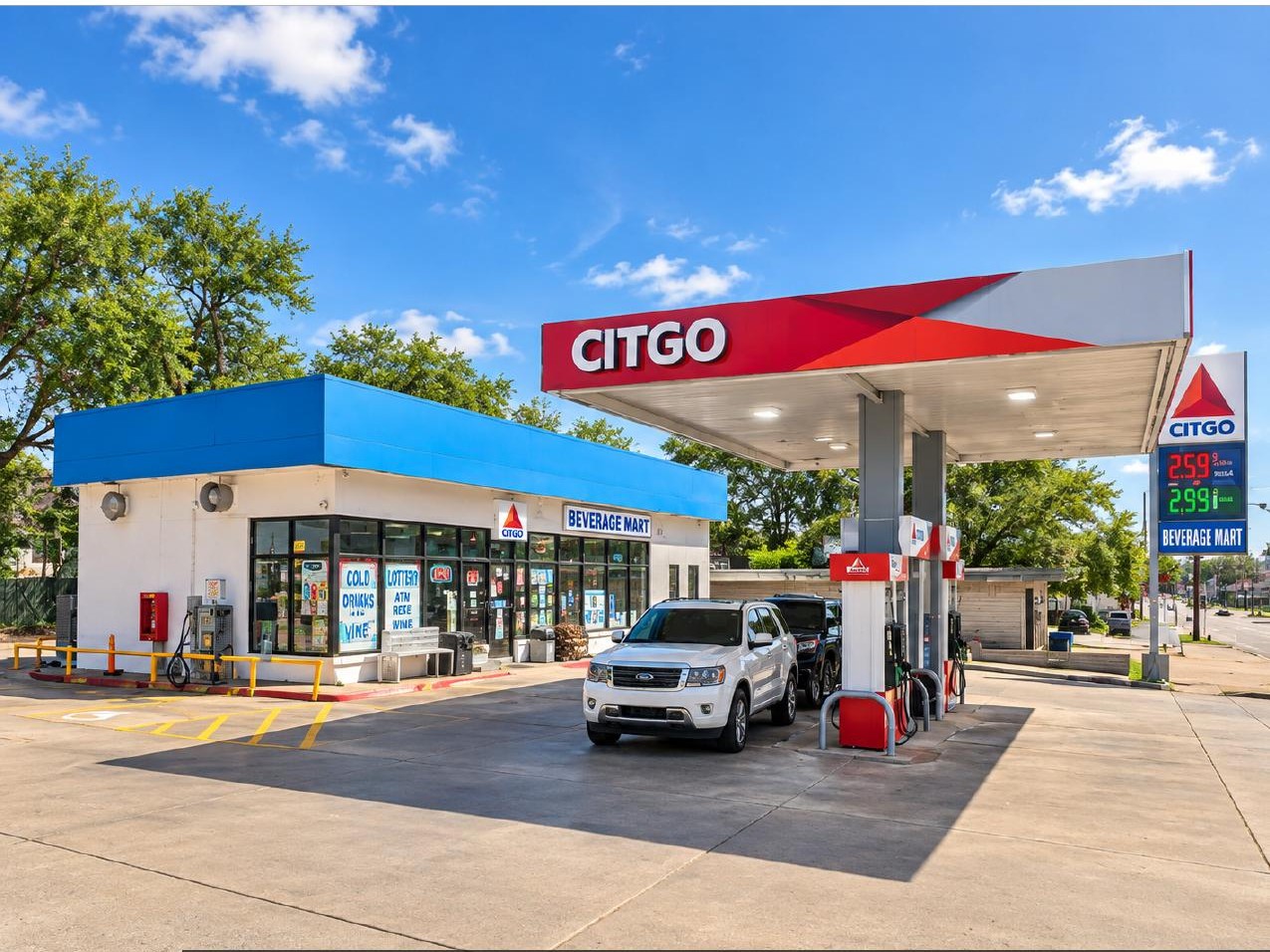 Gas Station property in 204 E Main St, Bellville, TX 77418 — Off Market Bellville Store