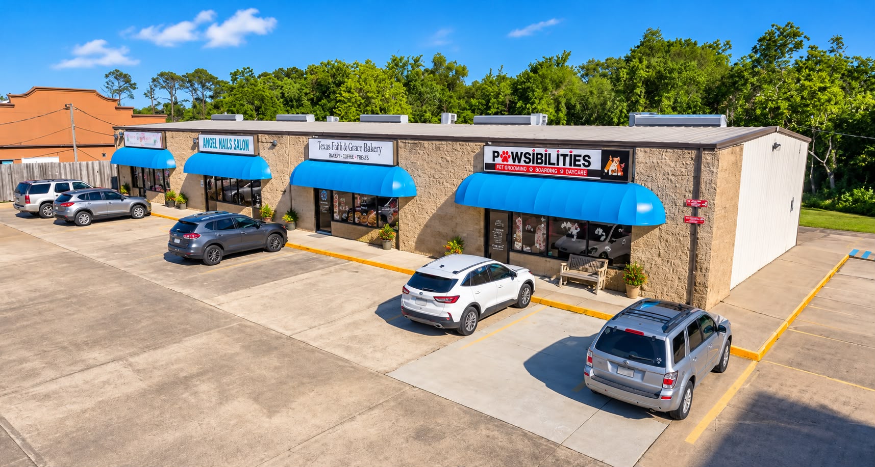 Retail property in Santa Fe, TX — Fully Leased Retail Strip — Santa Fe